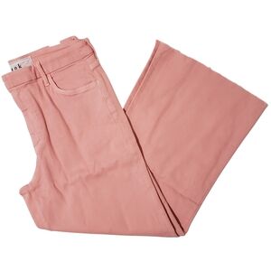 Frank & Eileen Galway Cropped Pants Taffy Frayed Hem Women Cotton Blend NWOT!